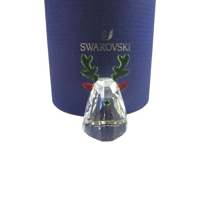 超美品★ スワロフスキー　ロッキング　トナカイ　クリスタル　オブジェ　箱あり SWAROVSKI スワロフスキー 置物 フィギュア クリスタル Holiday