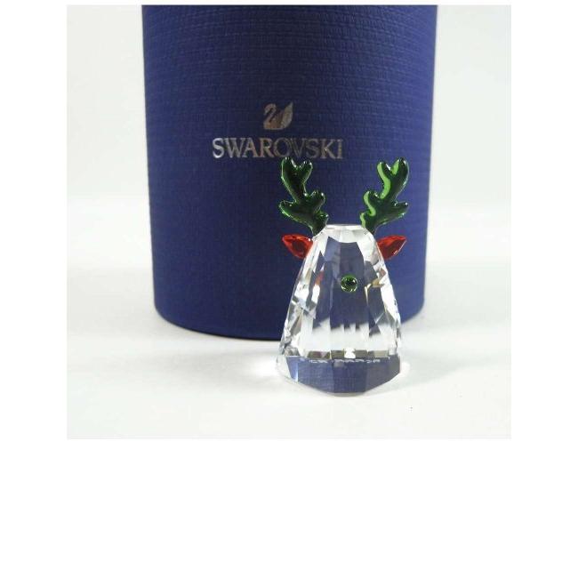 超美品★ スワロフスキー　ロッキング　トナカイ　クリスタル　オブジェ　箱あり SWAROVSKI スワロフスキー 置物 フィギュア クリスタル Holiday