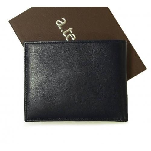 アテストーニ ☆ レザー 折財布 札入れ 財布 イタリア製 a.testoni a. testoni ア・テストーニ 財布 クロコダイル レザー 2つ折り