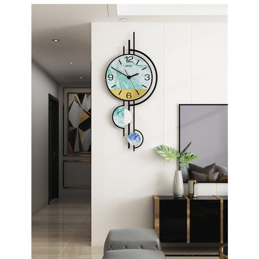 星空壁掛け時計おしゃれ超薄型連続秒針静音シンプルモダンインテリアアラビア数字電池