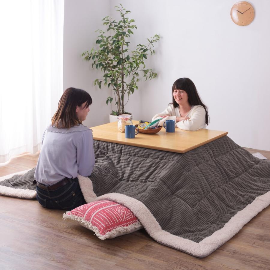 こたつ用掛け布団 ADMY142 4尺長方形 グレー 単品_2
