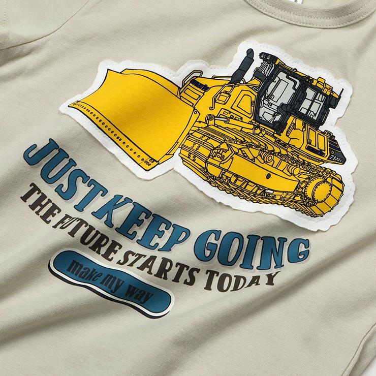 SKAPE（エスケープ） キッズ 半袖Tシャツ コマツ KOMATSU コラボ