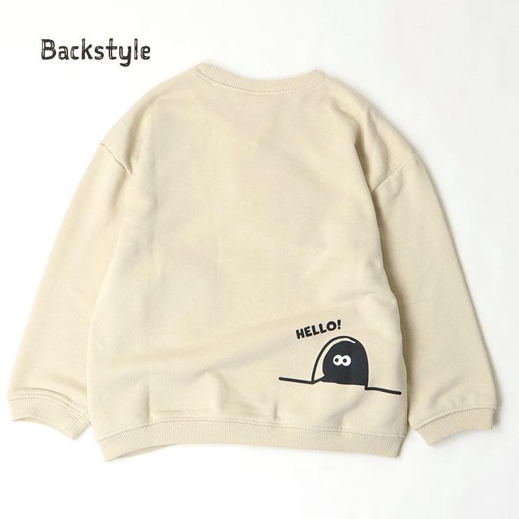 nicohrat（ニコフラート） トレーナー 裏毛 モンスターポケット 目玉