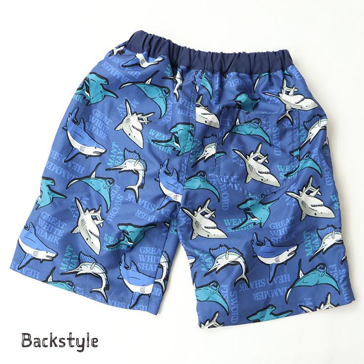 BLUESAIL 水着 トランクス シャーク サメ UVカット スイムウェア