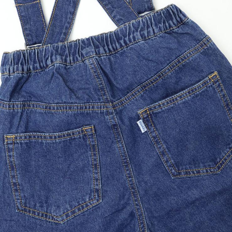 OCEAN&GROUND ワイドデニムパンツ サスペンダー付き ゆったり ロングパンツ オーシャンアンドグラウンド 120 130 140 4427005 子供 男の子 女の子 | Ocean&Ground | 03
