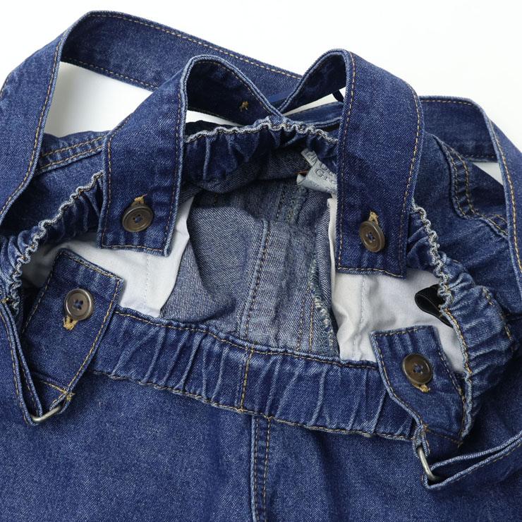 OCEAN&GROUND ワイドデニムパンツ サスペンダー付き ゆったり ロングパンツ オーシャンアンドグラウンド 120 130 140 4427005 子供 男の子 女の子 | Ocean&Ground | 08