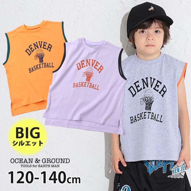 Ocean&Ground OCEAN&GROUND ノースリーブTシャツ ビッグ