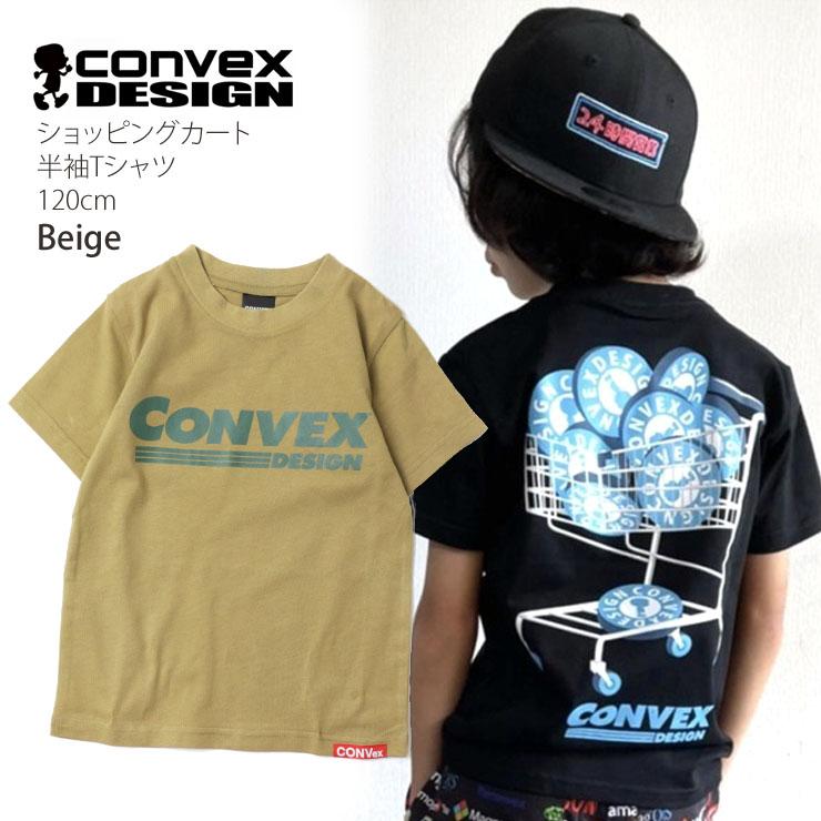 CONVEX コンベックス 半袖Tシャツ マーケット ショッピングカート プリント 607208-1 120cm 子供 男の子 女の子｜piccadilly-circus｜03