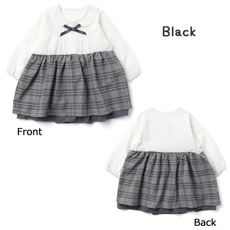 mocmof（モクモフ） おめかしフォーマル長袖ロンパース レース