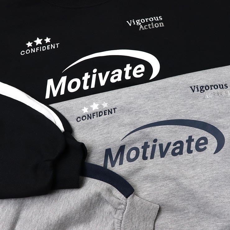 LOVETOXIC Lovetoxic クロップドトレーナー 英字 袖ライン