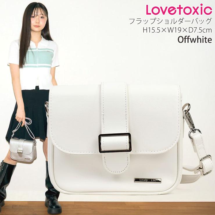 LOVETOXIC Lovetoxic フラップショルダーバッグ スクエア型 ミニ