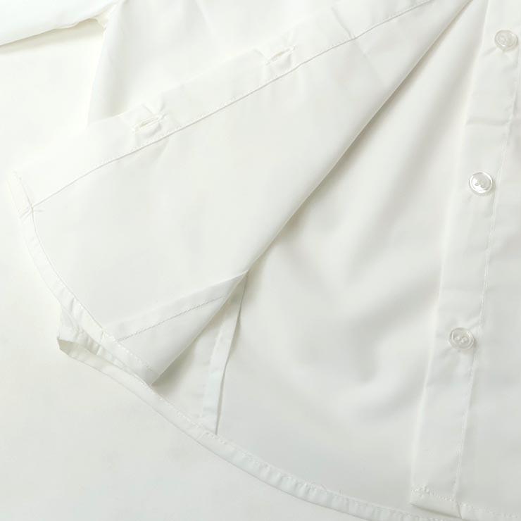 LOVETOXIC Lovetoxic ネクタイ付き長袖シャツ ショート丈 ロゴ刺しゅう