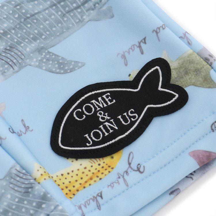 BIT'Z（ビッツ） 水着 スイムパンツ サメ図鑑柄 UVカット 海の生き物