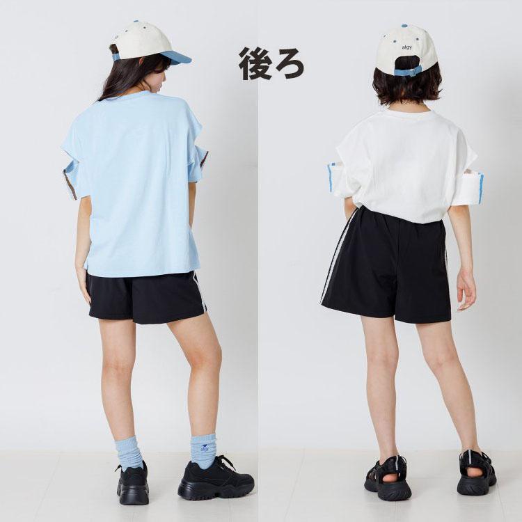 algy（アルジー） セットアップ 女の子 半袖Tシャツ ショートパンツ