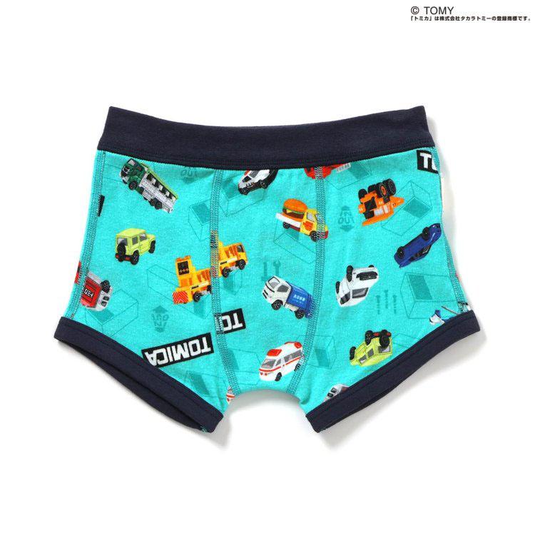 BREEZE（ブリーズ） トミカコラボ キッズ 下着 ボクサーパンツ 3柄 前