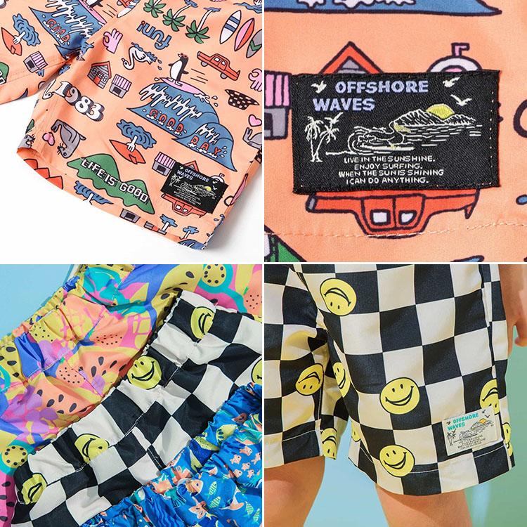 BREEZE（ブリーズ） 水着 トランクス 4.5分丈 UVカット チェッカー