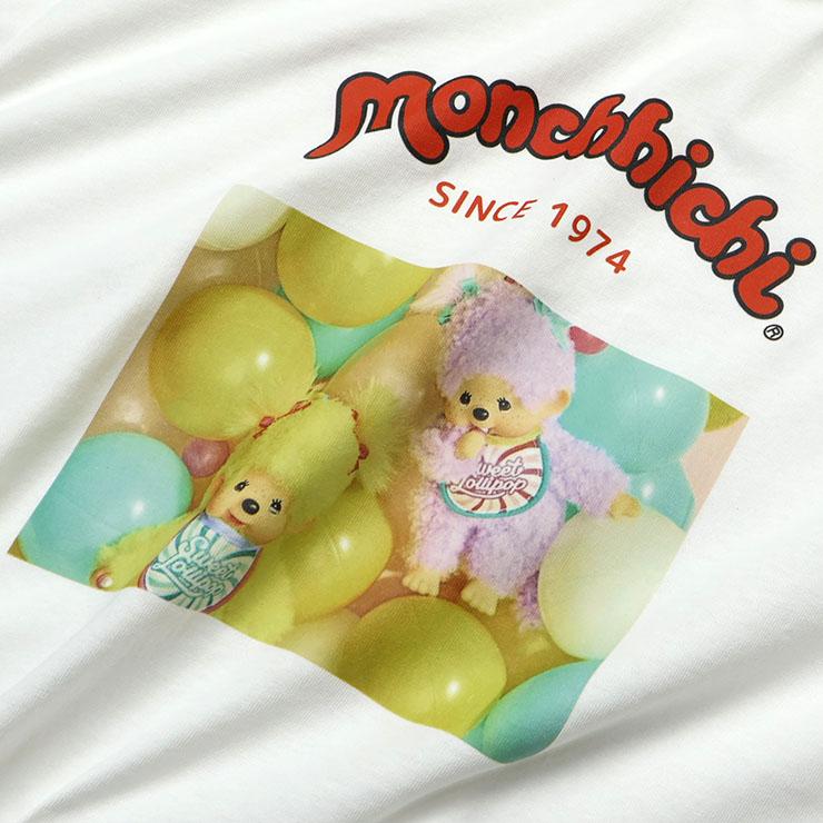 モンチッチ キッズ ジュニア 半袖Tシャツ フォトプリント 女の子