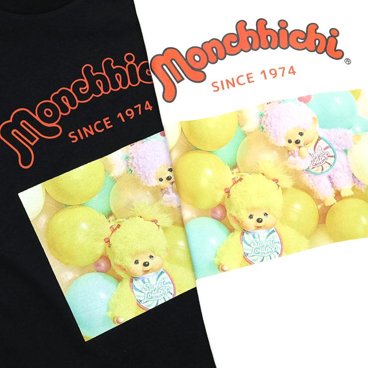 モンチッチ キッズ ジュニア 半袖Tシャツ フォトプリント 女の子