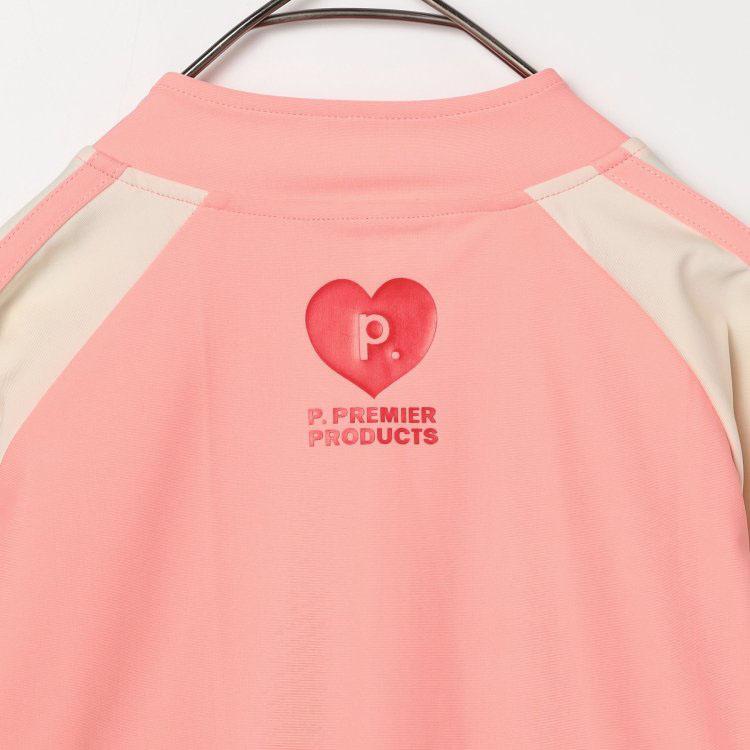 p.premier ラッシュガード キッズ 長袖 フードなし ジップアップ 前
