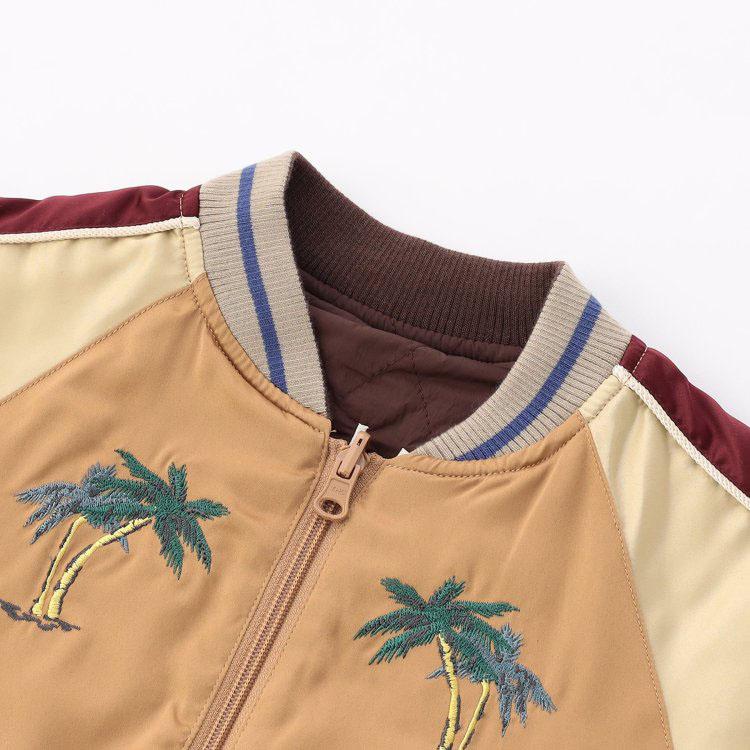 F.O.KIDS（エフオーキッズ） リバーシブルスカジャン サテン