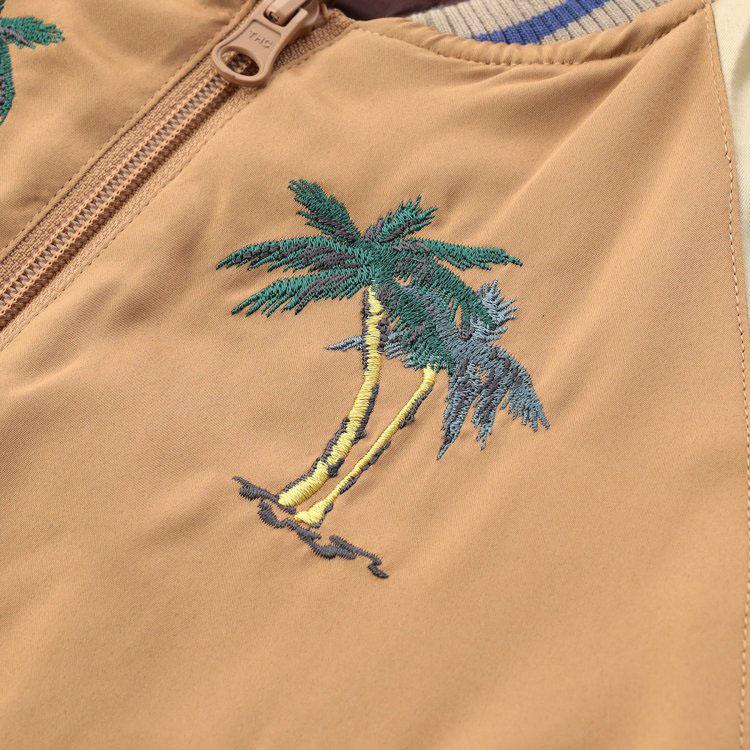 F.O.KIDS（エフオーキッズ） リバーシブルスカジャン サテン