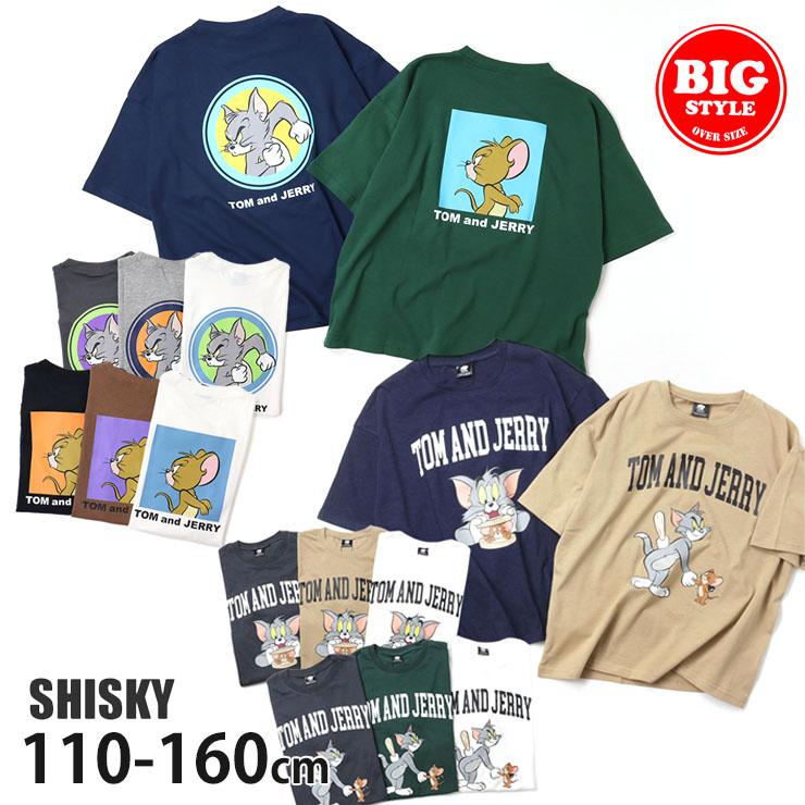半袖Tシャツ トムとジェリー ビッグシルエット TOM&JERRY キャラクター 