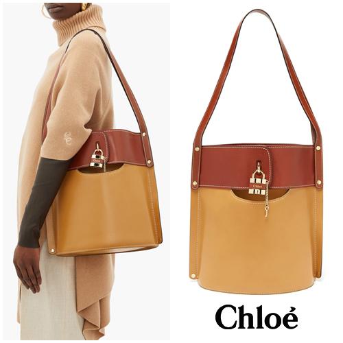 Chloe クロエ アビィ ラージ レザーバケットバッグ 取寄品 Kobu Pl