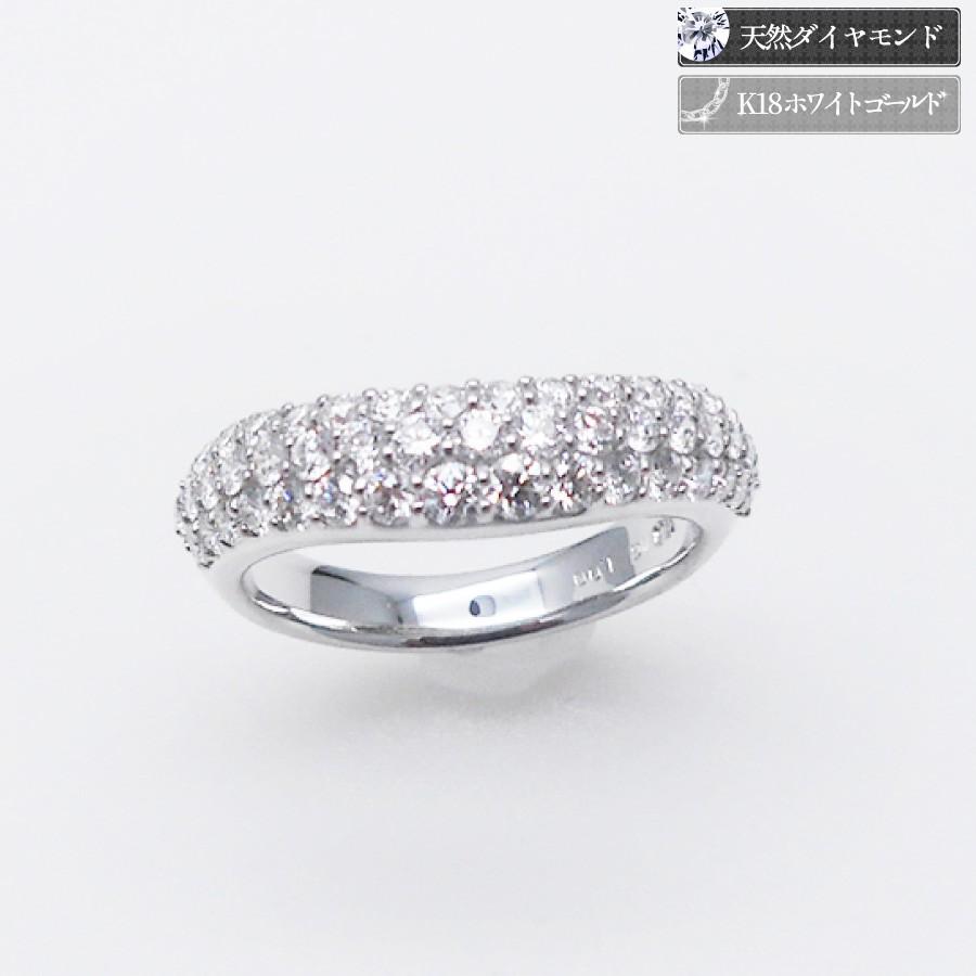 K18WG ダイヤモンドリング