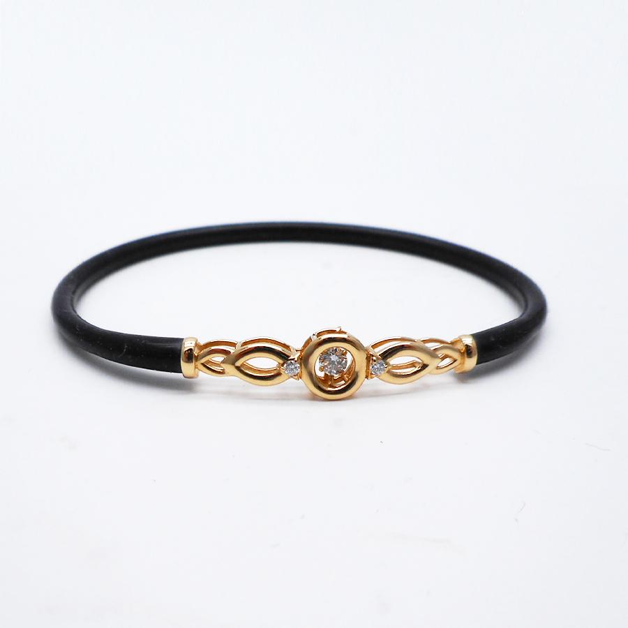 【専用】 0.004ct ピンクダイヤモンド ダンシングストーン ラバーブレスレット 【ギョーシェ】 ダイヤモンド 🏇