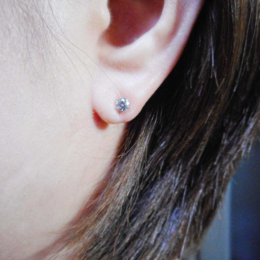 プラチナ ダイヤモンドピアス スタッドタイプ : Piccoli-punti - 通販