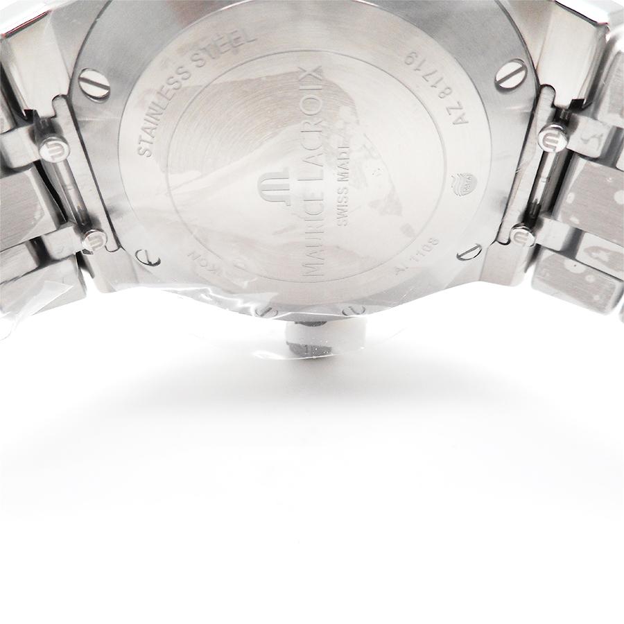 モーリスラクロア アイコン AI1108-SS002-330-1 クオーツ 40mm ブラック文字盤の画像