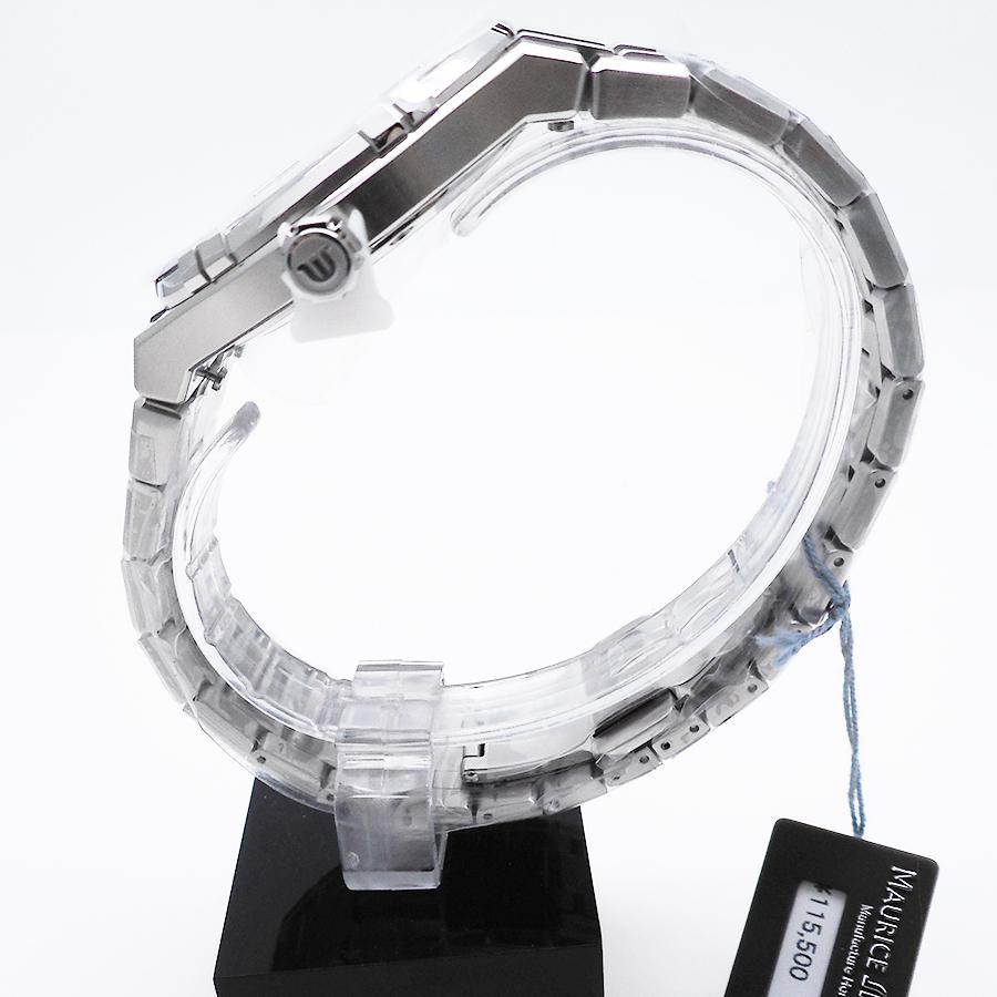 モーリスラクロア アイコン AI1108-SS002-330-1 クオーツ 40mm ブラック文字盤の画像