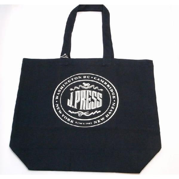 【J.PRESS】Cotton Tote with logo J.プレス NV ネイビー :JPRESS-tote-NV:PICCOLO