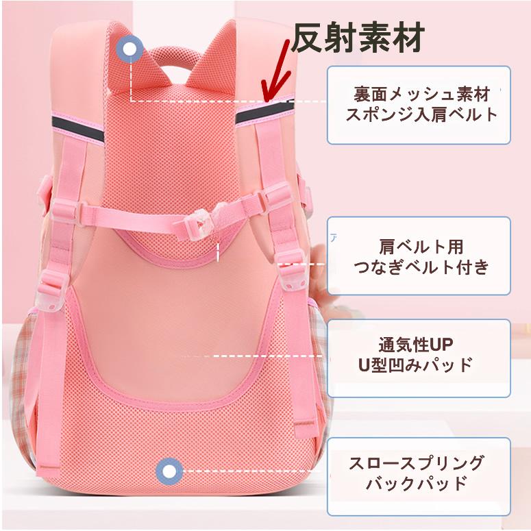 キッズ リュックサック お出かけマスコット付き ランドセルと同じ程度