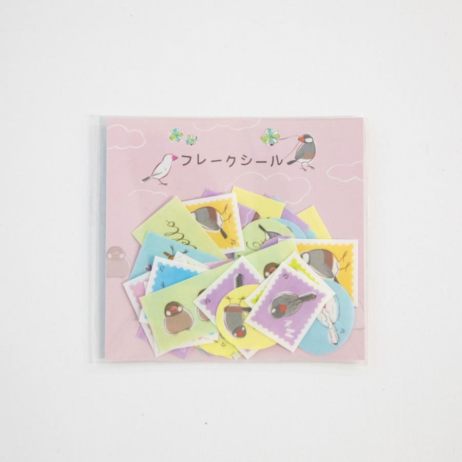 文鳥シール帳＆フレークシールセット : Piccoro - 通販 - Yahoo