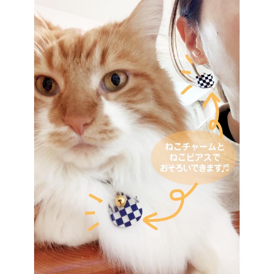 猫ちゃんとお揃いできる！ねこチャーム＆ねこピアスセット 全8種