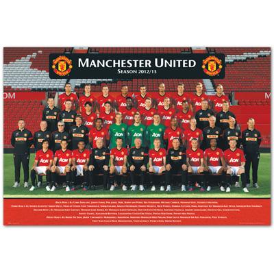 全商品オープニング価格特別価格 マンチェスターユナイテッド 12 13ポスター 選手集合 Sp0854 Supplystudies Com