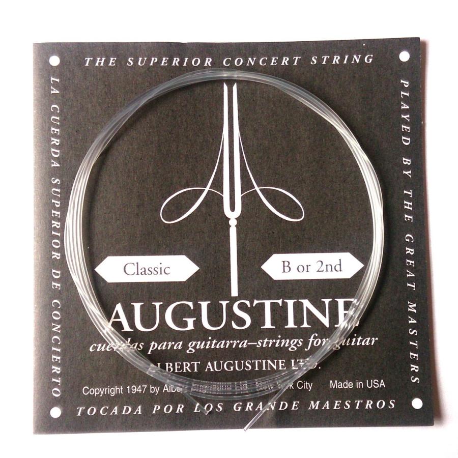 Augustine[オーガスチン]クラシックギター弦　ブラック　2弦｜pick-store
