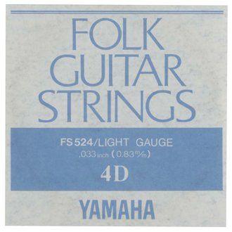 YAMAHA フォークギター弦 バラ弦 FS524　4D .033インチ｜pick-store