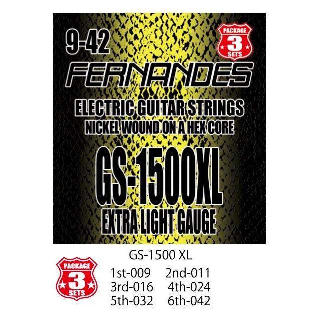 FERNANDES エレキギター弦 エクストラ・ライト 3セットパック GS-1500XL :GS-1500XL:ピック商店 - 通販 - Yahoo!ショッピング FERNANDES エレキギター弦 エクストラ・ライト 3セットパック GS-1500XL :GS-1500XL:ピック商店 - 通販 - Yahoo!ショッピング