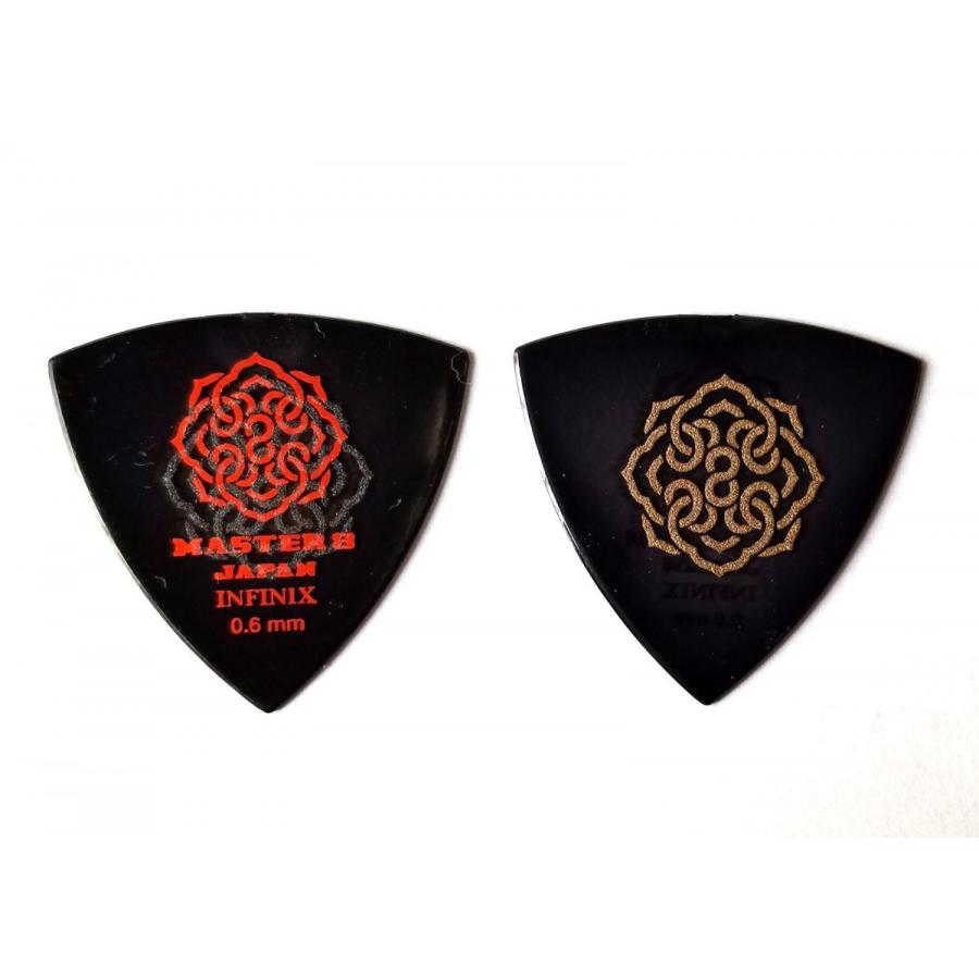 ピック MASTER 8 ピック INFINIX-U Hard Polish + Grip トライアングル