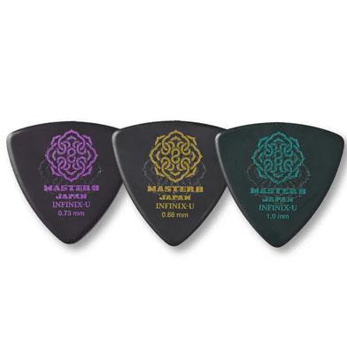 MASTER 8 ピック INFINIX-U Hard Polish + Grip トライアングル