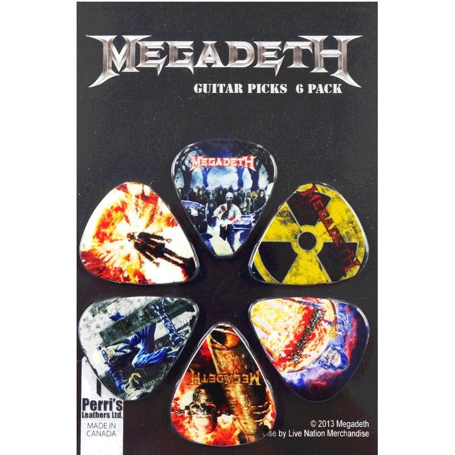 Perri's メガデス ピック MEGADETH LP-MD1 6枚セット アーティスト