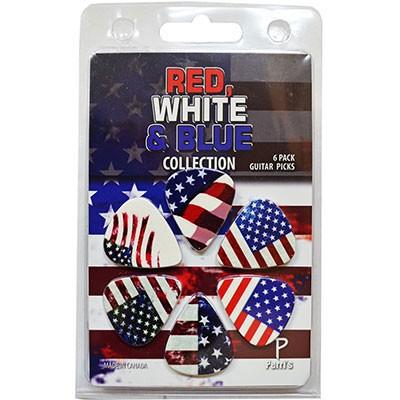 Perri's ピック 6PICKS THE RED, WHITE AND BLUE　6枚セット | 