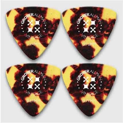 グローバーオールマン　ピック　ビンテージセルロイド　ラージ・トライアングル　オニギリ型 |  | 03