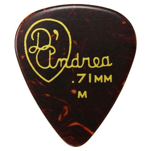 D'Andrea USA ピック RG351 GAUGED TORTOISE SHELL CELLULOID｜pick-store