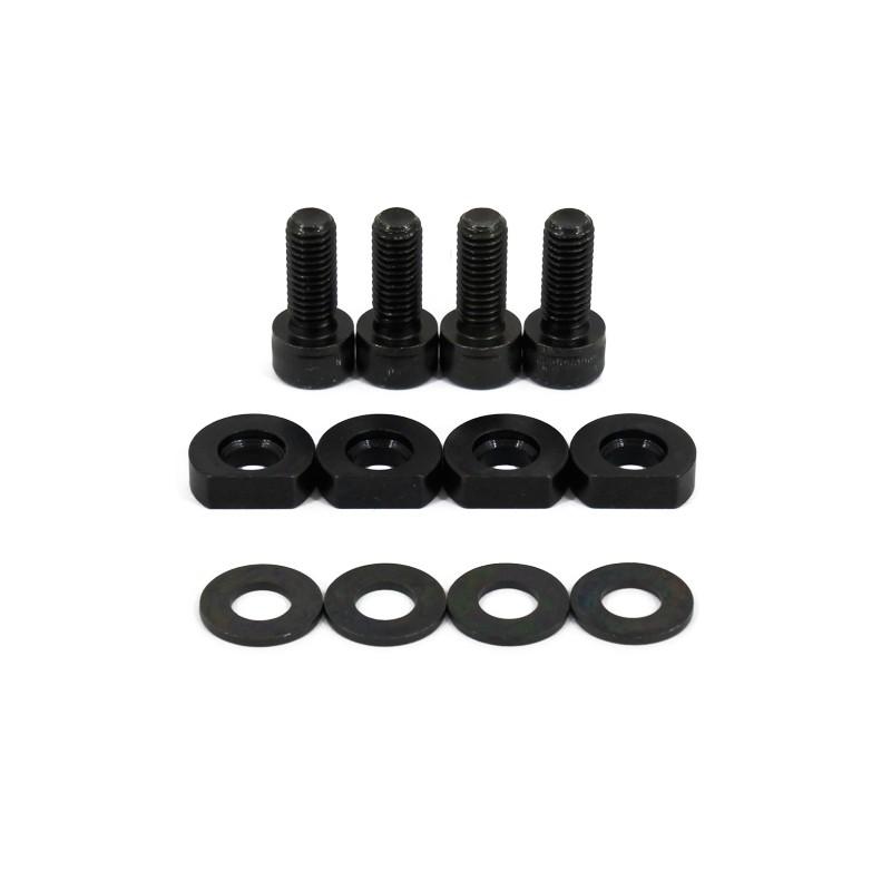 レカロAM19用スペーサー・ボルトセット 黒色クロメート・防錆ボルト 7