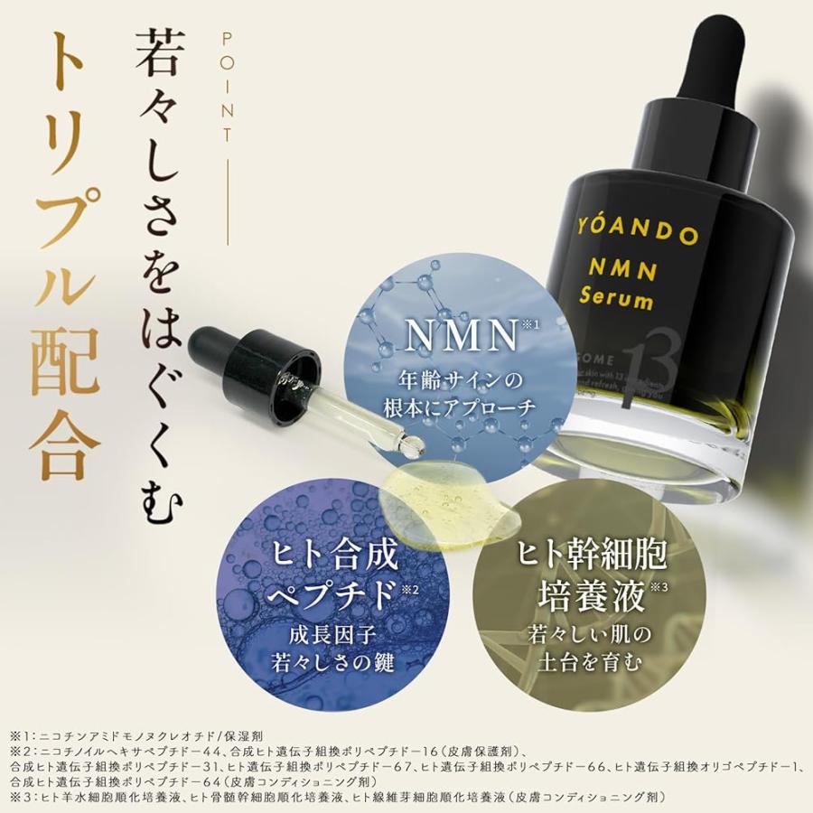 【ろいど】YOANDO NMN 13 Serum 30ml×2箱 YŌANDO NMN Serum 30ml 2本セット 阿部養庵堂薬品 YÓANDO NMN13 Serum