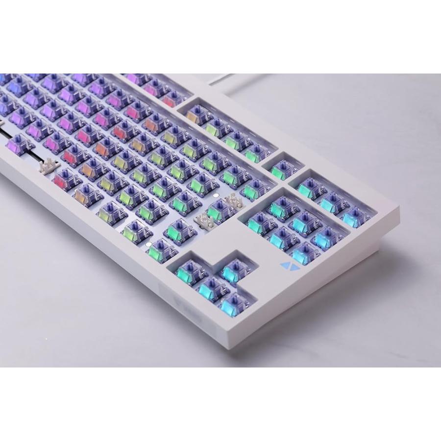VARO ゲーミングキーボード VM87HE-J-VPW ホワイト 92キー 日本語