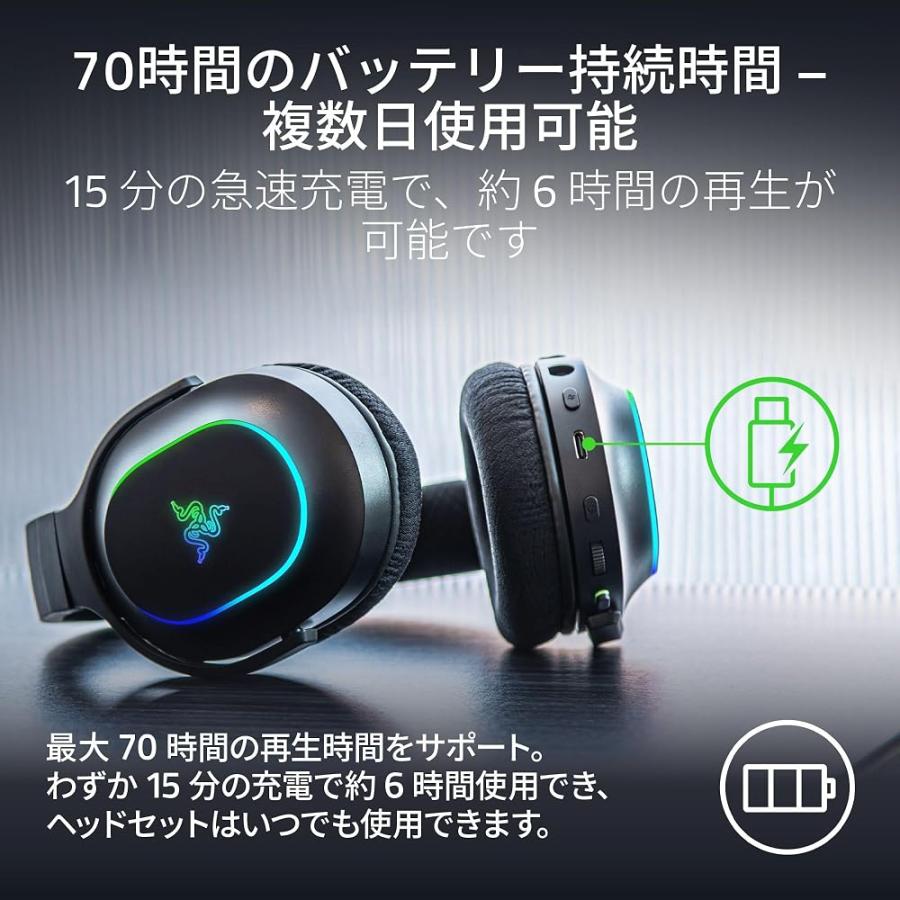 パッケージ不良)Razer レイザー Barracuda X Chroma 黒 ワイヤレス